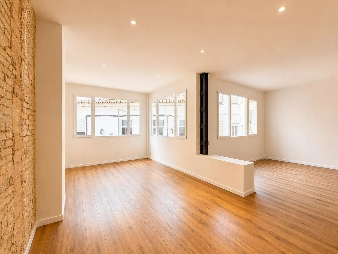 Living room of Flat for rent in Valencia  with Air Conditioner, Heating and Parquet flooring