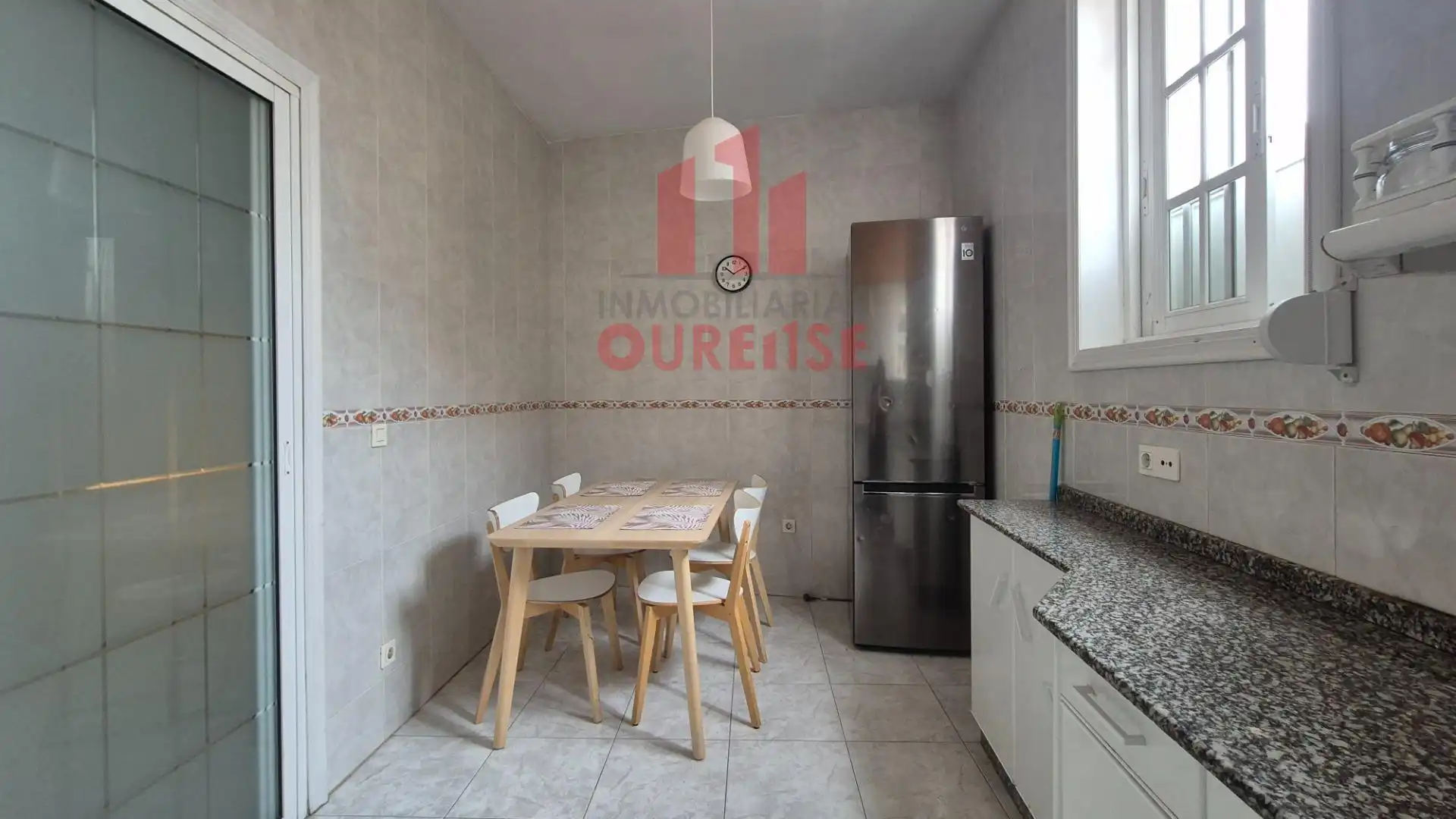 Küche von Wohnung zur untervermieten in Ourense Capital  mit Heizung, Möbliert und Balkon
