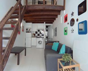 Living room of Study to share in  Madrid Capital  with Air Conditioner, Heating and Terrace