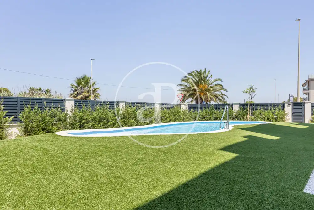 Piscina de Piso de alquiler en Puçol con Aire acondicionado, Calefacción y Terraza