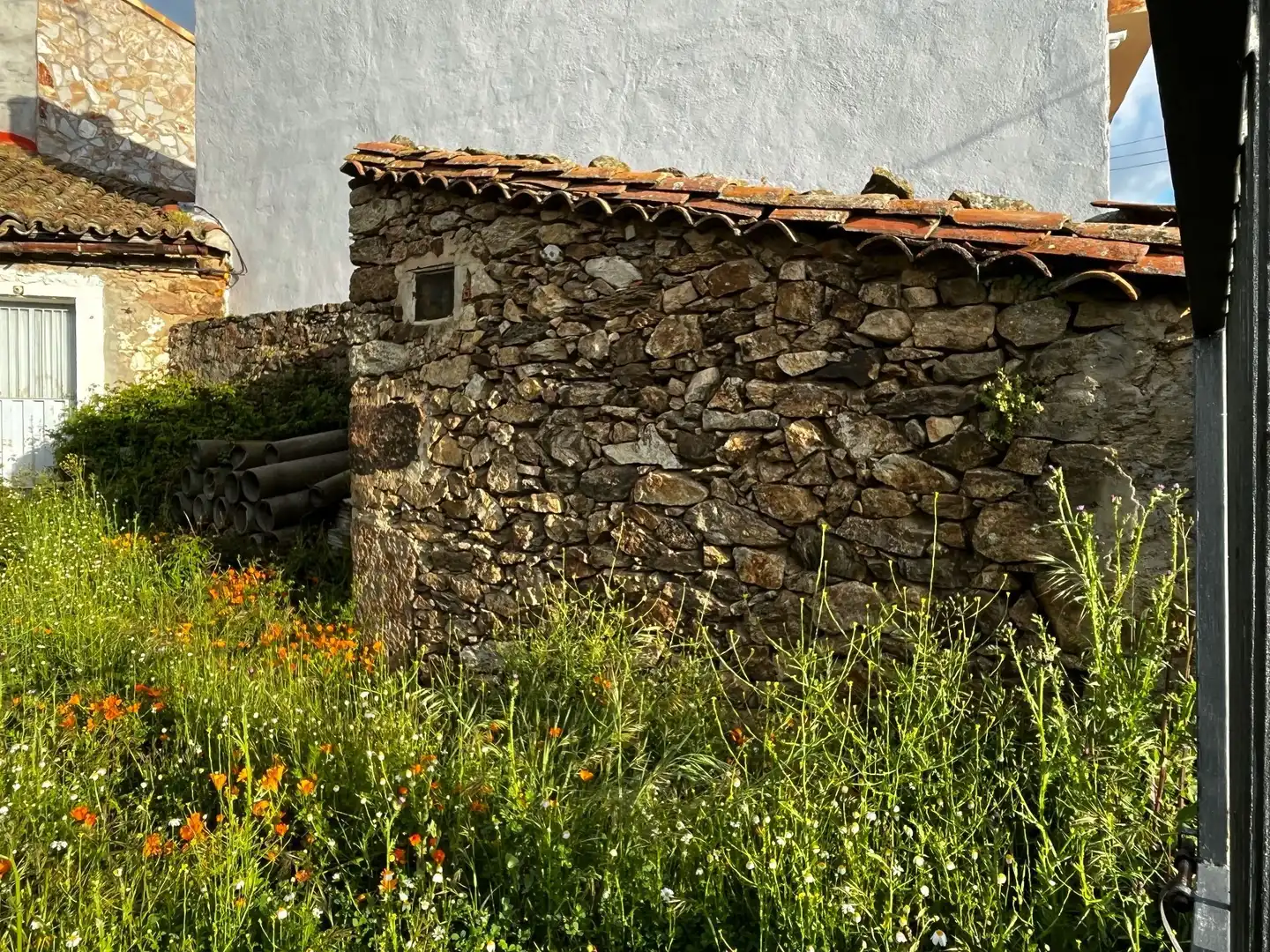 Vista exterior de Casa adosada en venta en Gargantilla del Lozoya con Jardín privado