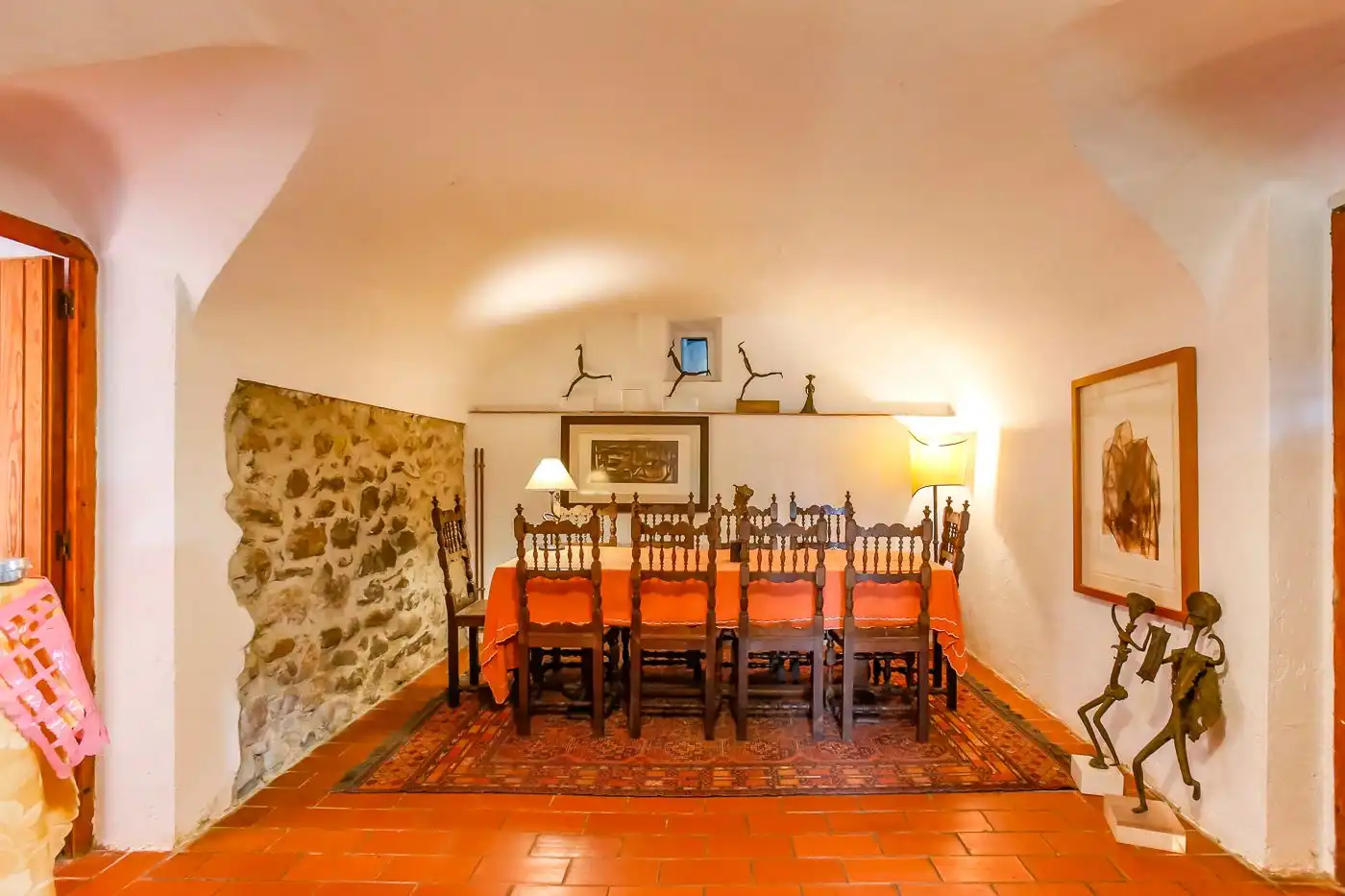 Dining room of Country homes for sale in Maià de Montcal  with Heating, Private garden and Terrace