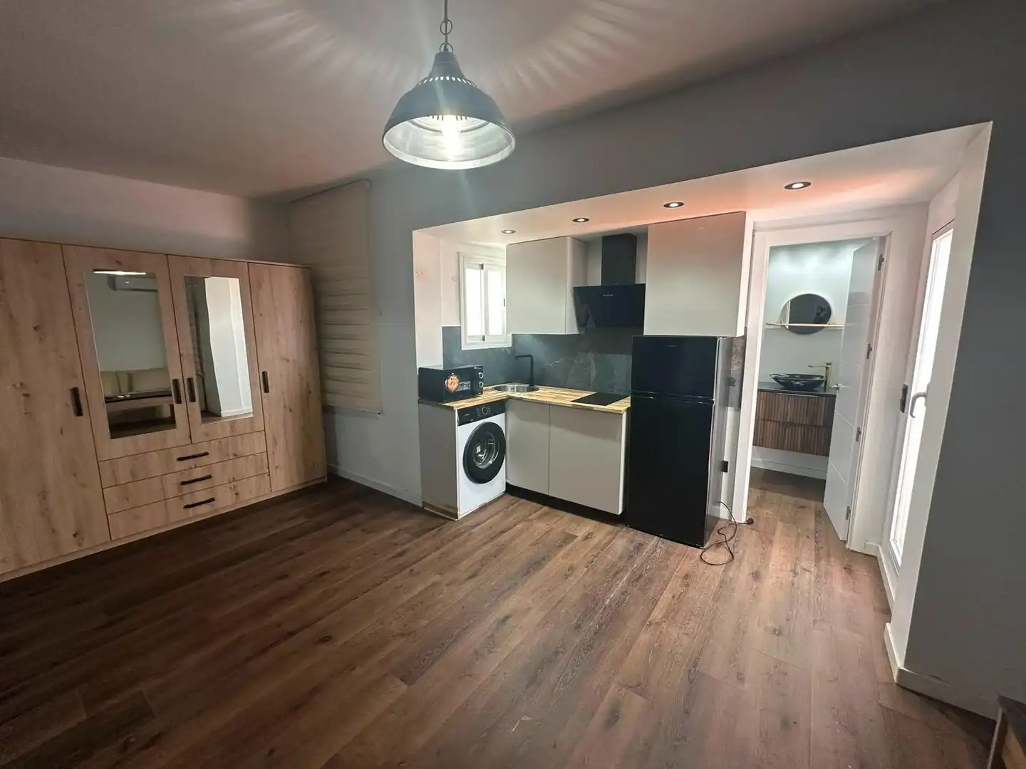 Cuina de Loft de lloguer en Córdoba amb Calefacció