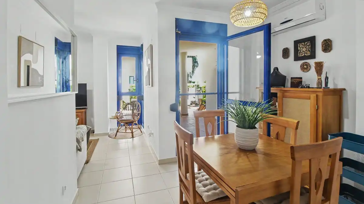 Comedor de Apartamento en venta en Dénia con Aire acondicionado, Calefacción y Jardín privado
