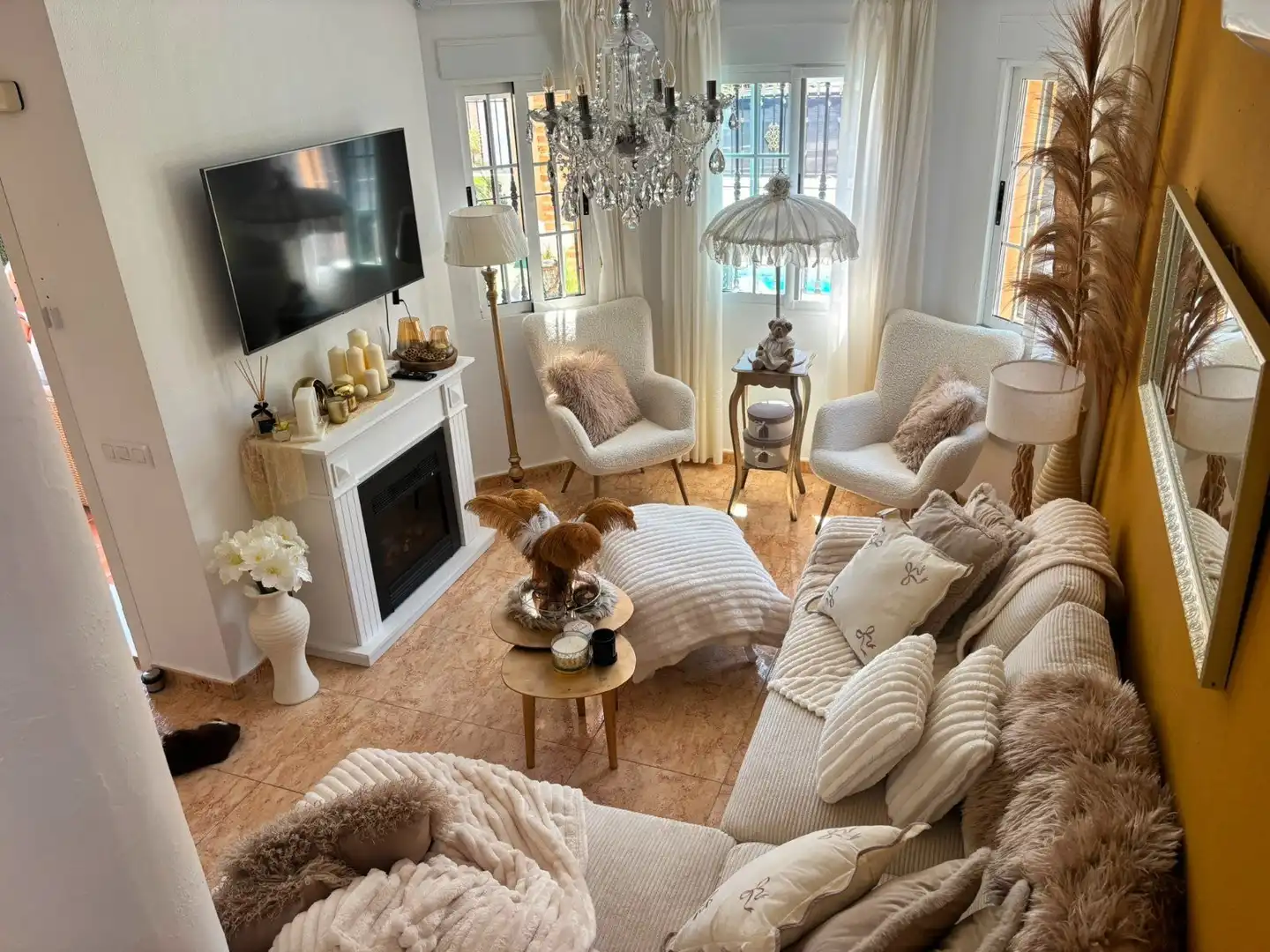 Sala d'estar de Casa o xalet en venda en Ciudad Quesada