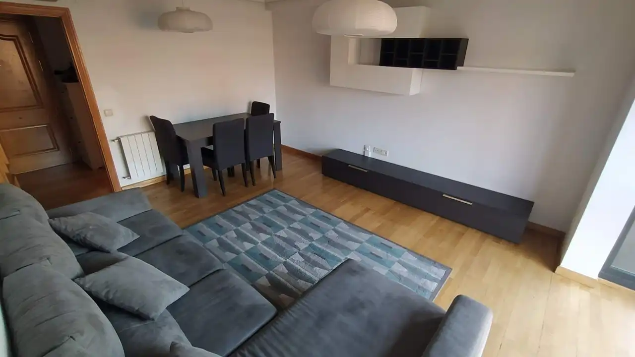 Sala d'estar de Pis de lloguer en Madrid amb Aire condicionat, Calefacció i Terrassa