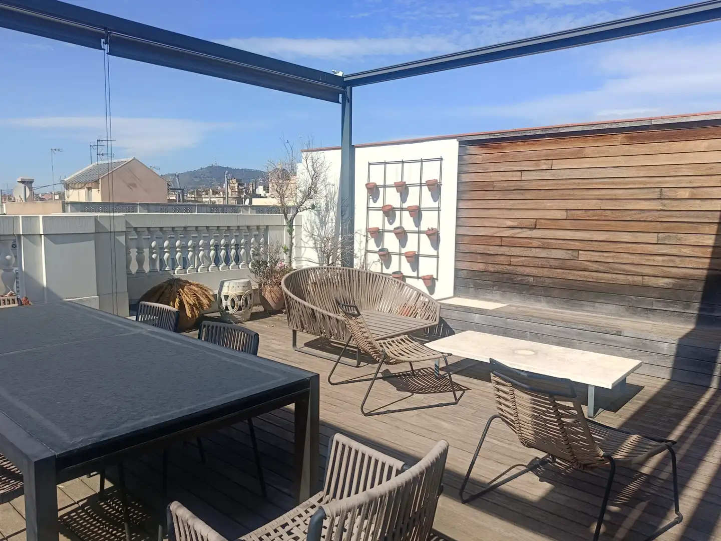 Terrassa de Àtic de lloguer en  Barcelona Capital amb Aire condicionat, Calefacció i Parquet