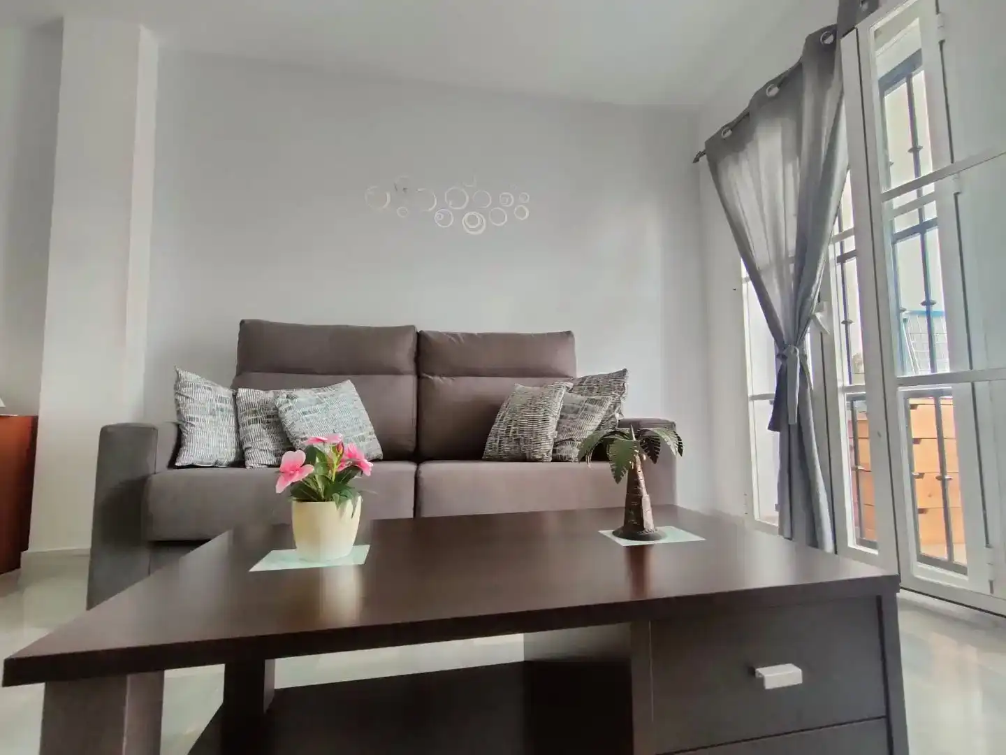 Living room of Flat for rent in El Faro de Calaburra - Chaparral