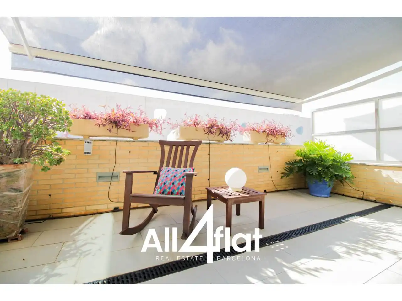 Terraza de Casa o chalet de alquiler en L'Hospitalet de Llobregat con Aire acondicionado, Calefacción y Jardín privado