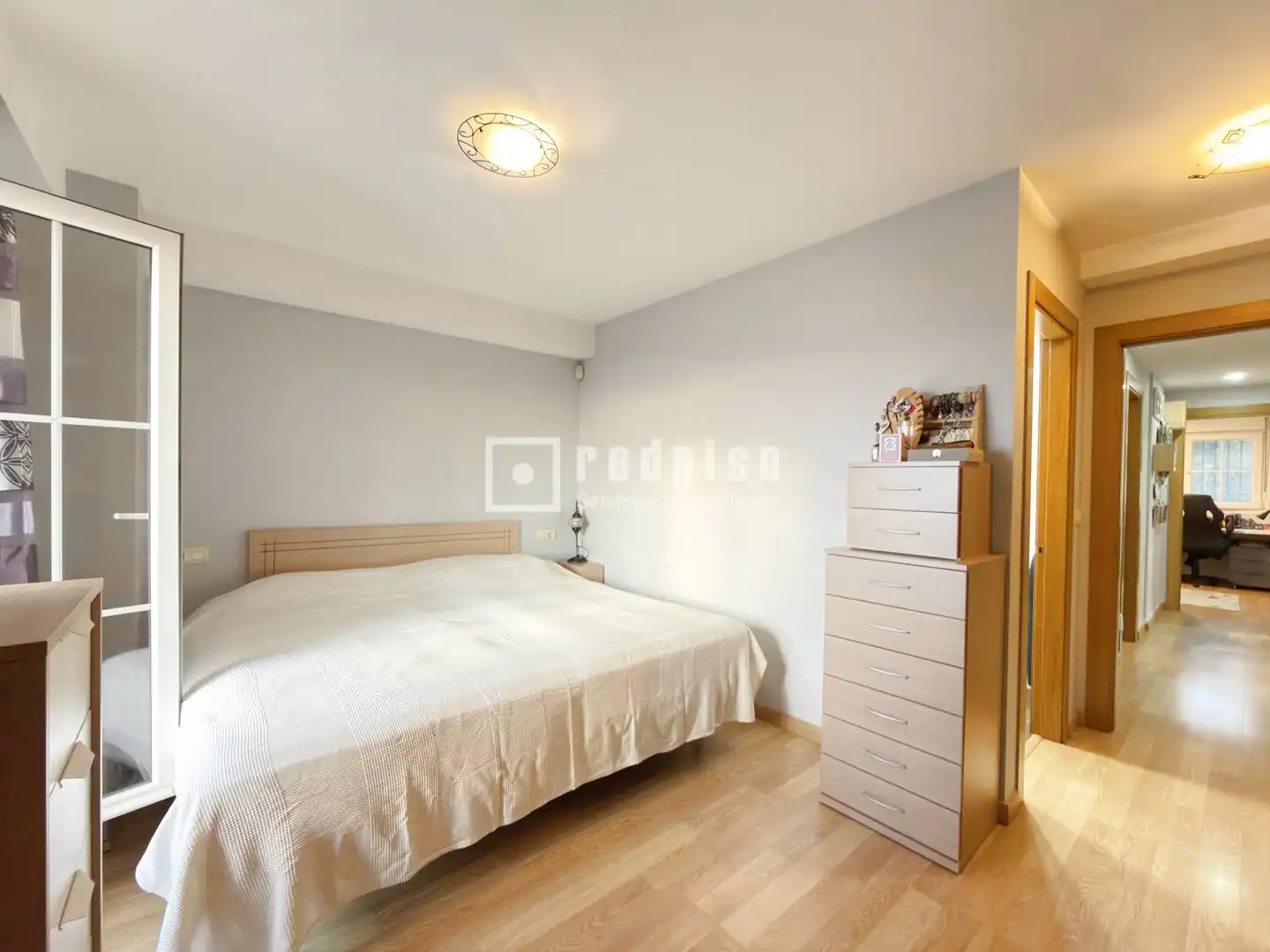 Schlafzimmer von Wohnung zum Verkauf in Rincón de la Victoria mit Klimaanlage, Privatgarten und Terrasse