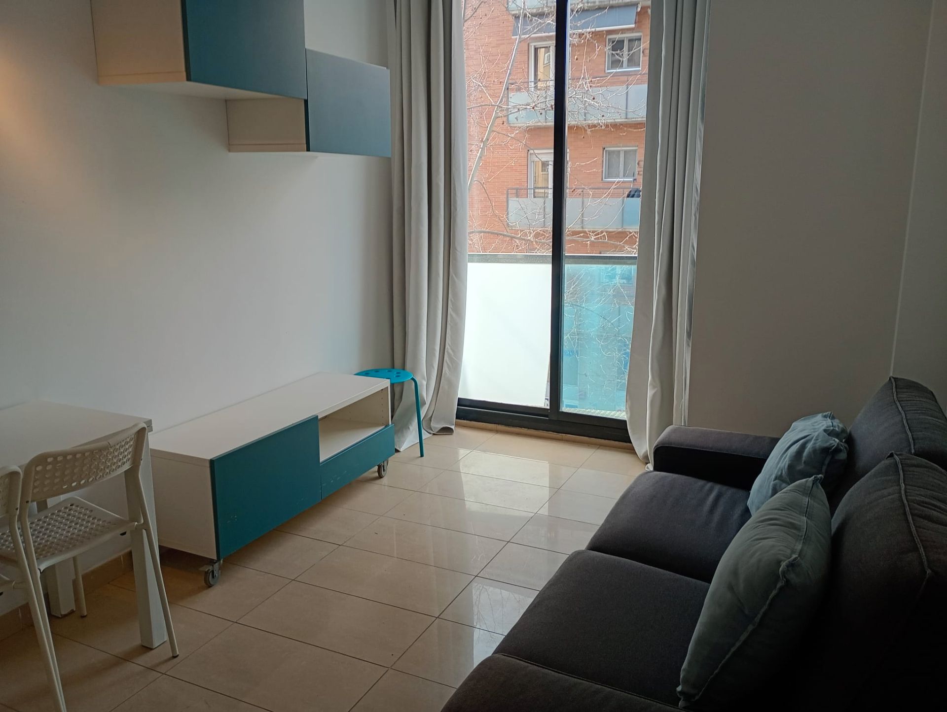 Living room of Study for rent in  Barcelona Capital  with Heating, Furnished and Microwave