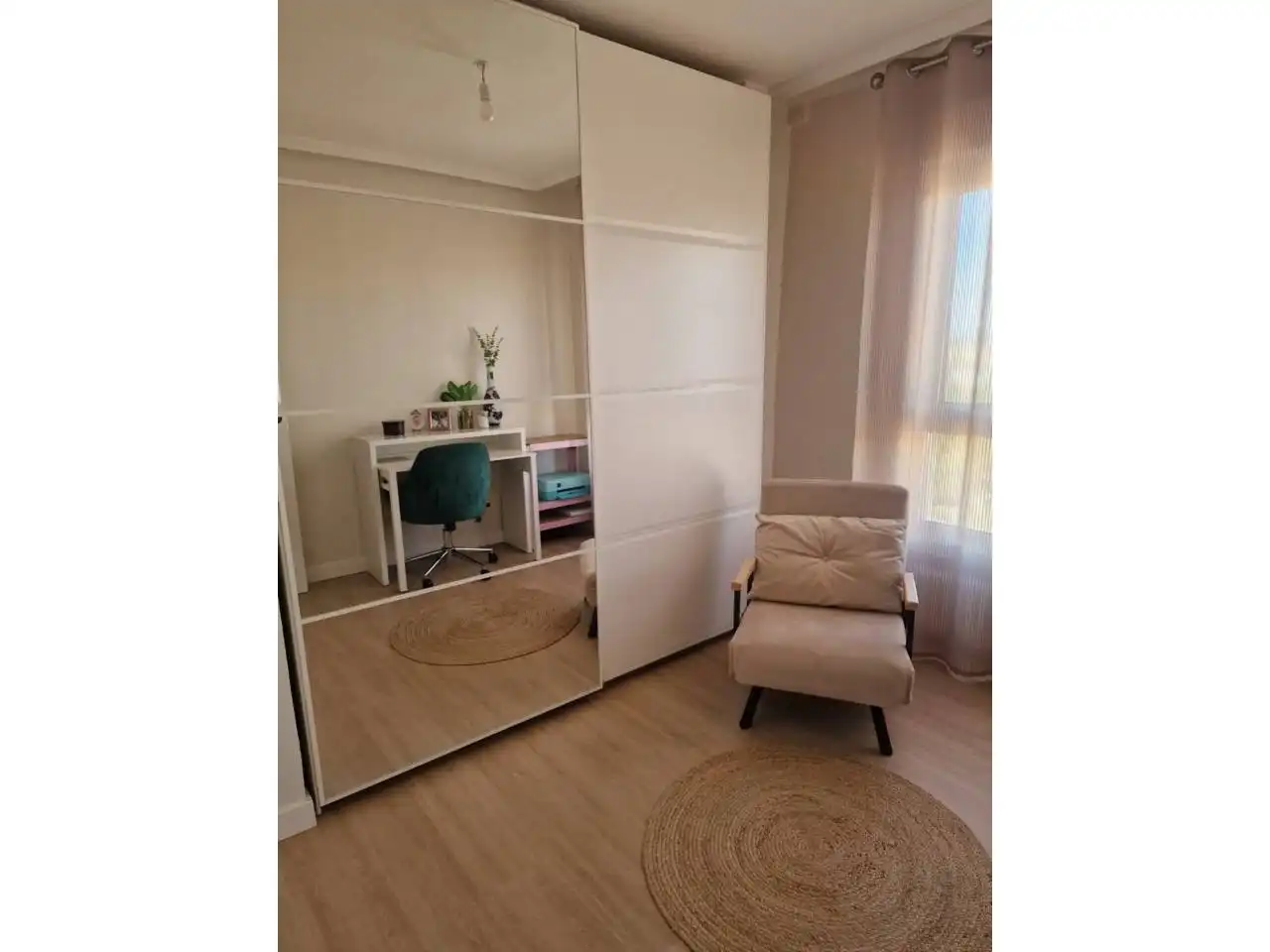 Schlafzimmer von Dachboden zum Verkauf in León Capital  mit Heizung, Parkett und Terrasse