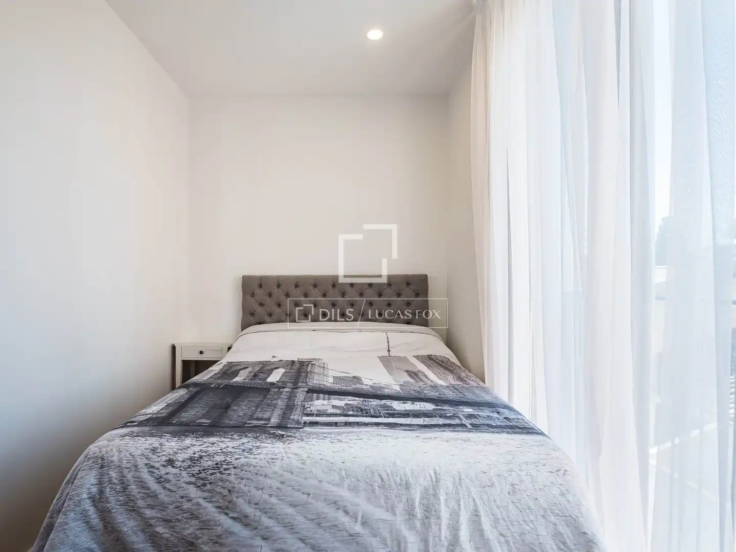 Schlafzimmer von Wohnung zum Verkauf in Sant Cugat del Vallès mit Klimaanlage, Heizung und Terrasse