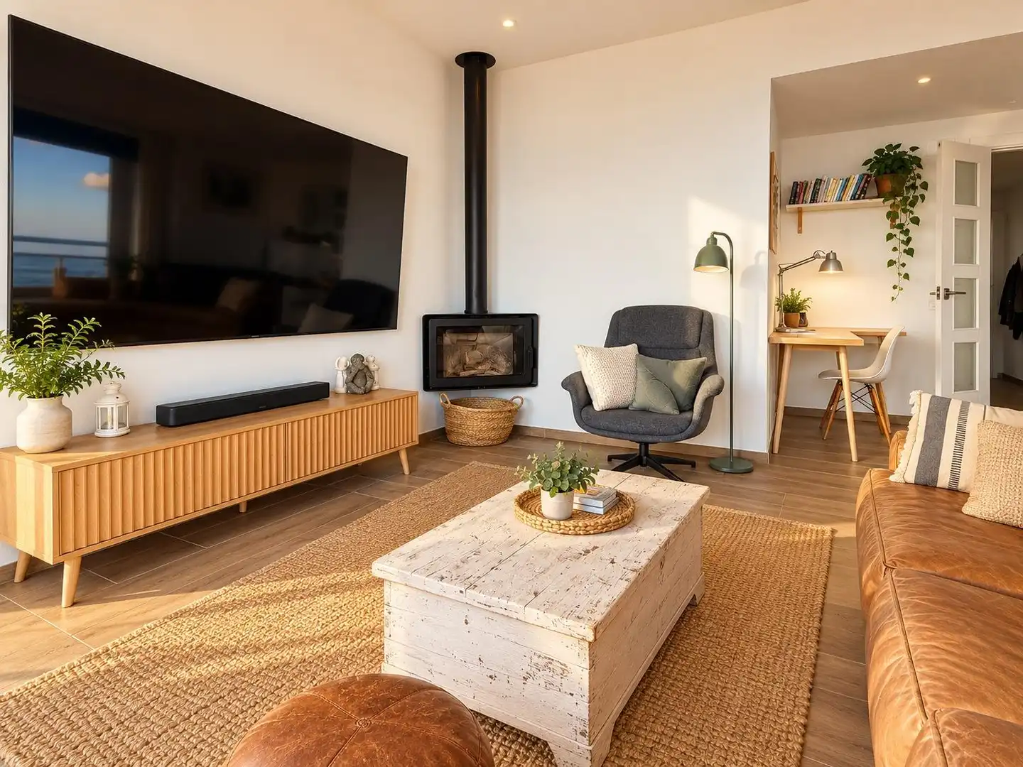 Sala de estar de Ático en venta en La Xinesca  