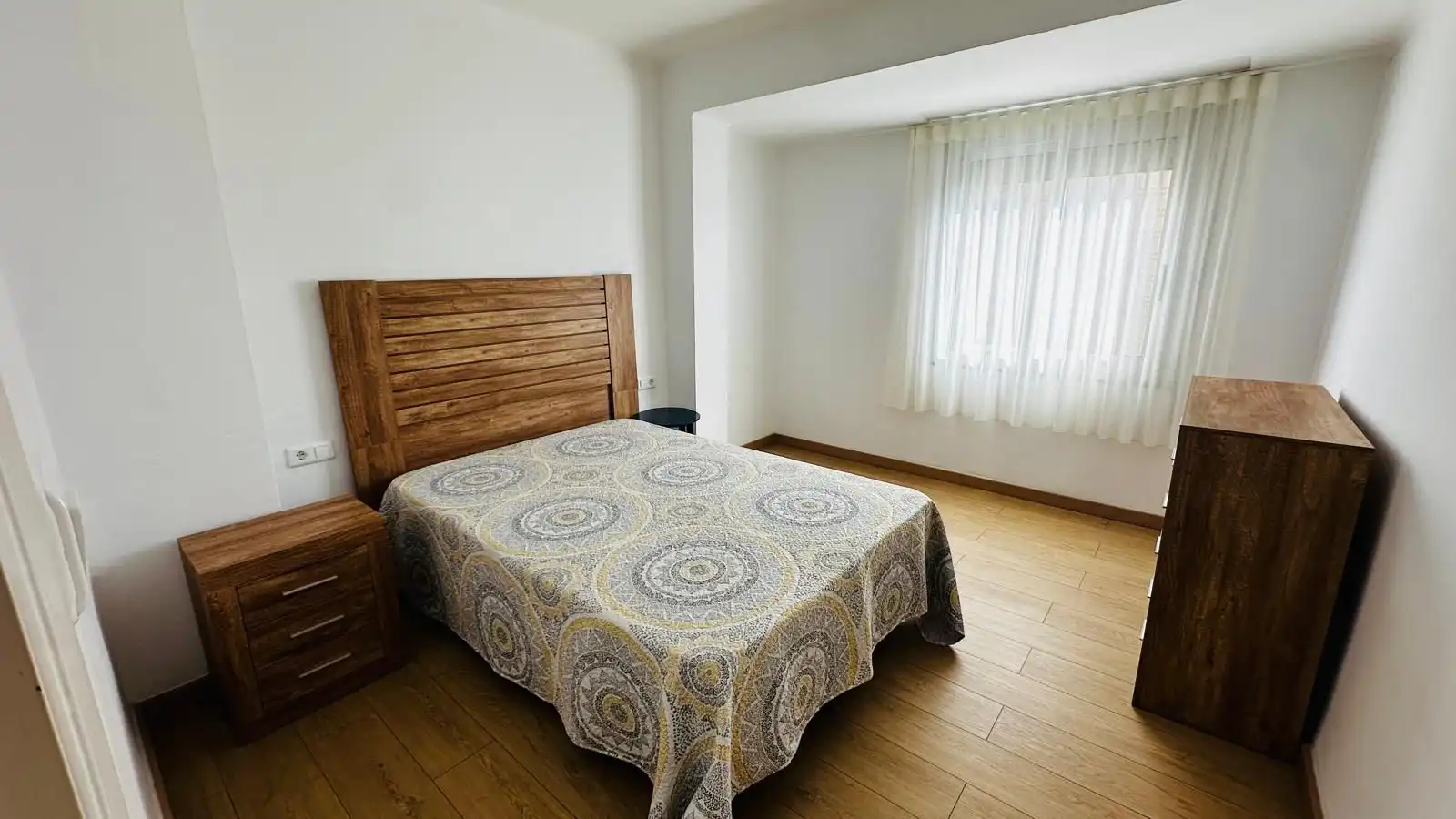 Bedroom of Flat for rent in Tortosa  with Air Conditioner, Heating and Furnished