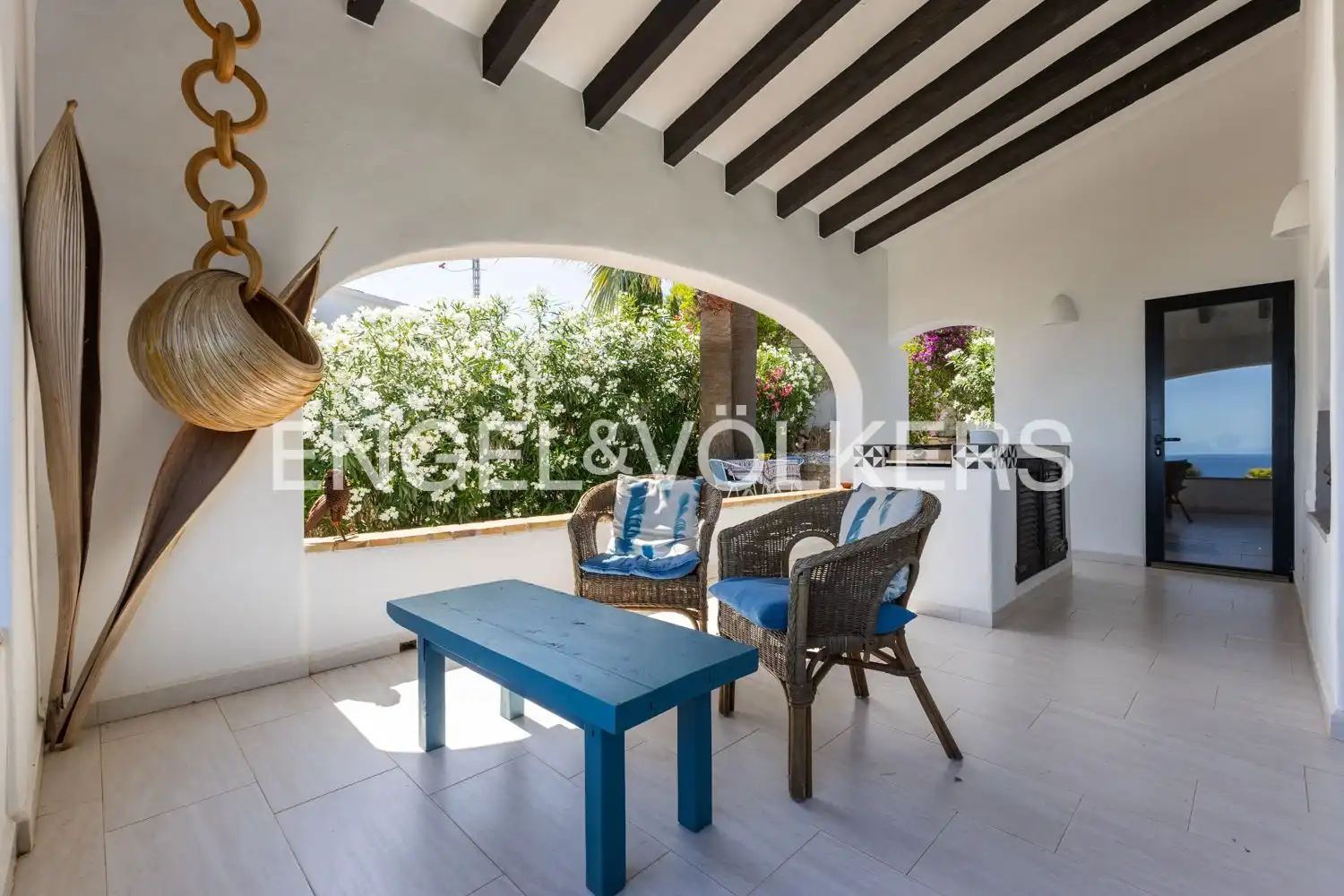 Terrassa de Casa o xalet en venda en Dénia amb Aire condicionat, Calefacció i Jardí privat