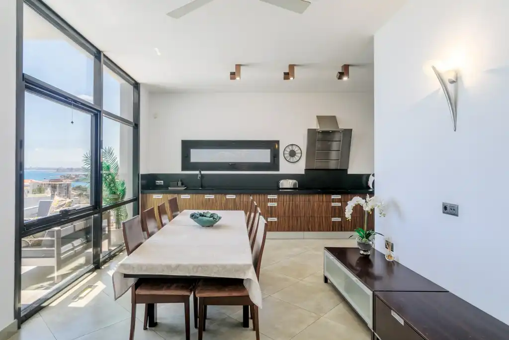 Dining room of Houses for sale in El Campello  with Air Conditioner, Private garden and Swimming Pool