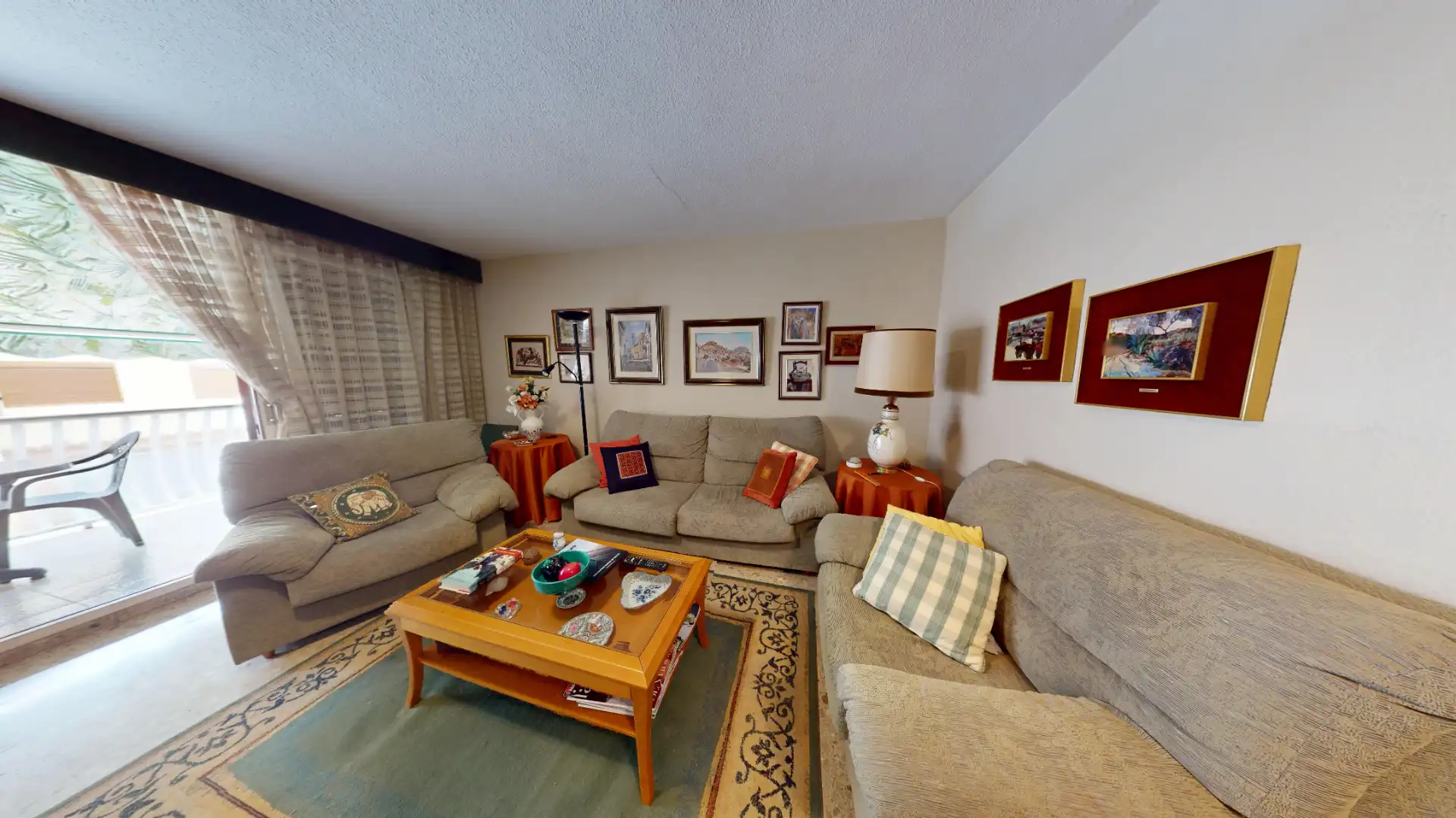 Sala de estar de Casa o chalet en venta en Alicante / Alacant con Aire acondicionado, Jardín privado y Terraza