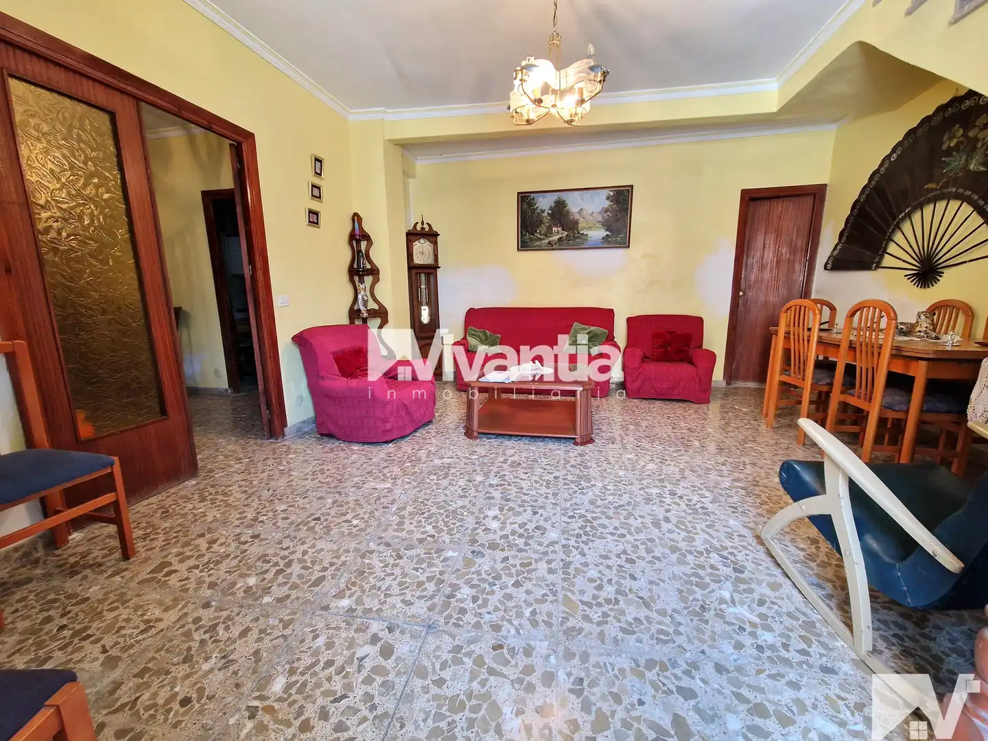 Living room of Houses for sale in Lorca  with Terrace, Storage room and Furnished