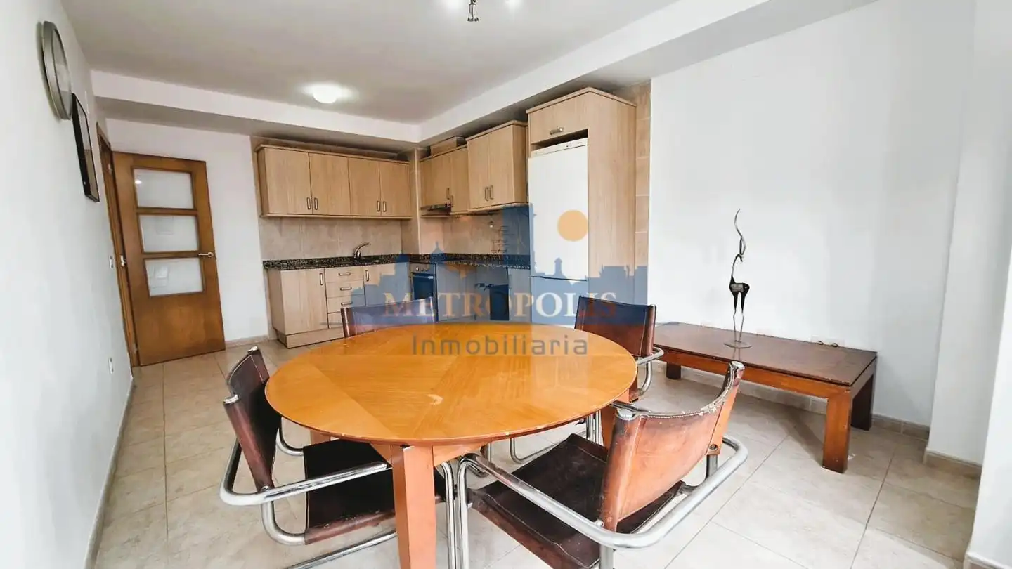 Kitchen of Flat for rent in Burriana / Borriana  with Furnished