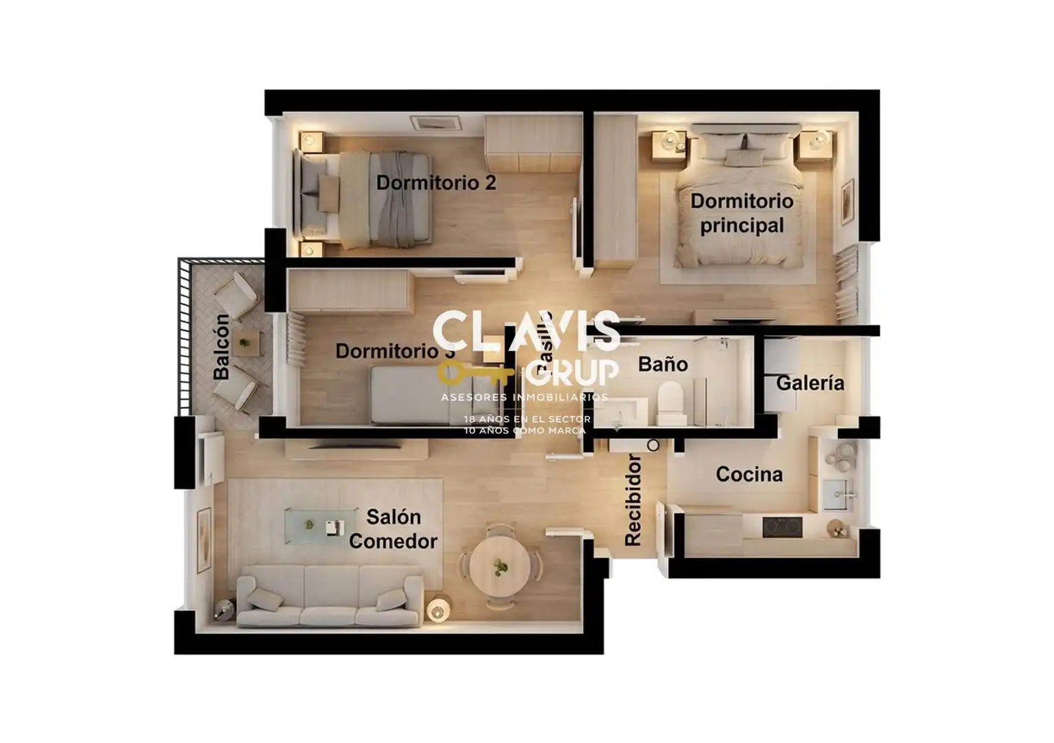 Flat for sale in Barcelona  with Air Conditioner, Heating and Terrace