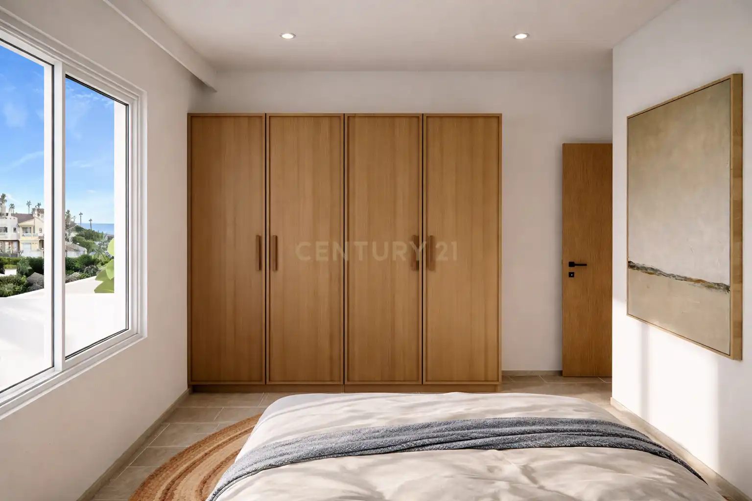 Dormitori de Apartament en venda en Rincón de la Victoria amb Aire condicionat, Piscina i Balcó