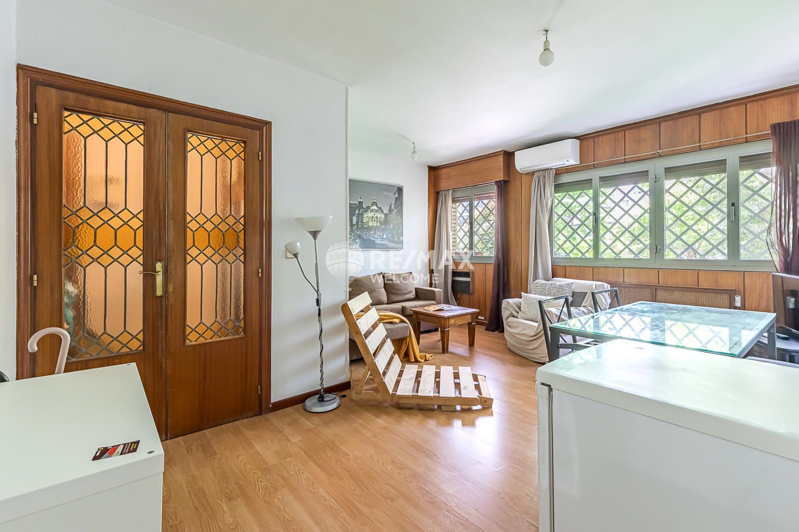 Living room of Flat for sale in  Madrid Capital  with Heating