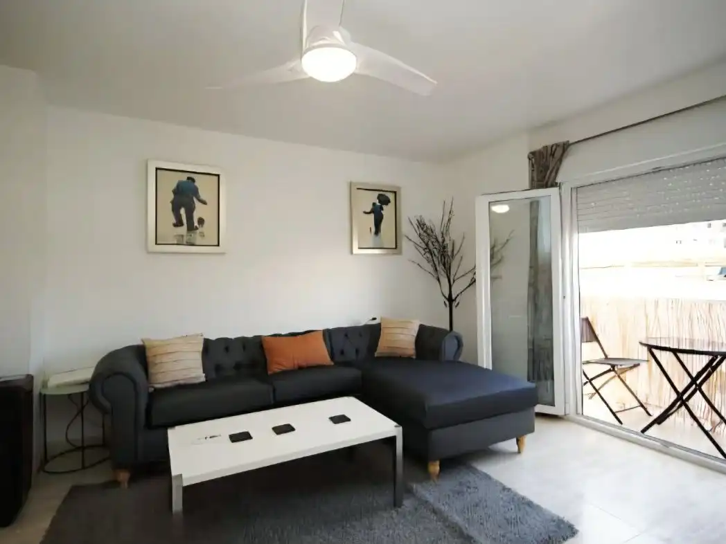 Wohnzimmer von Wohnung zum Verkauf in Mazarrón mit Klimaanlage, Terrasse und Balkon