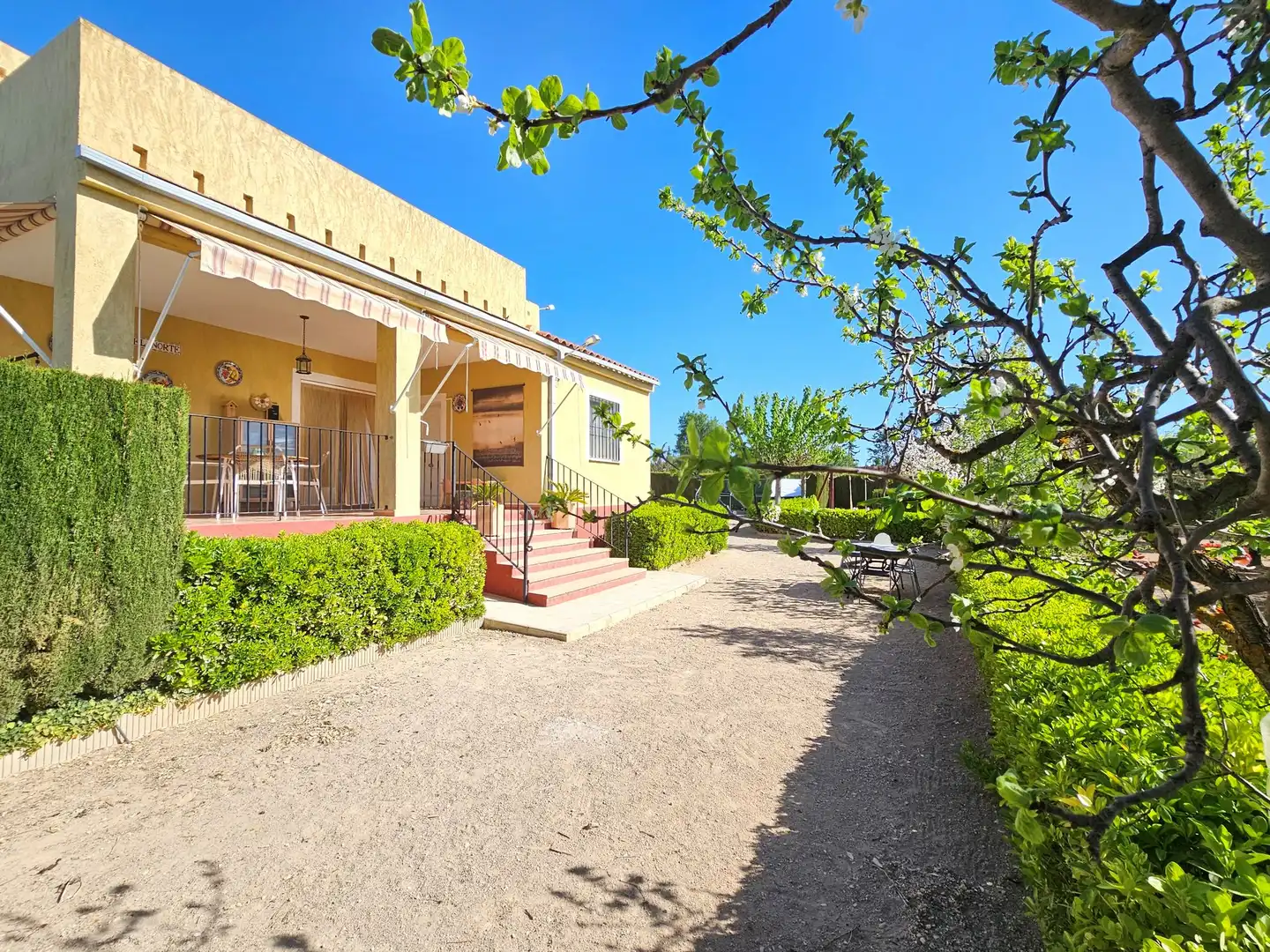 Vista exterior de Casa o xalet en venda en Caudete amb Terrassa