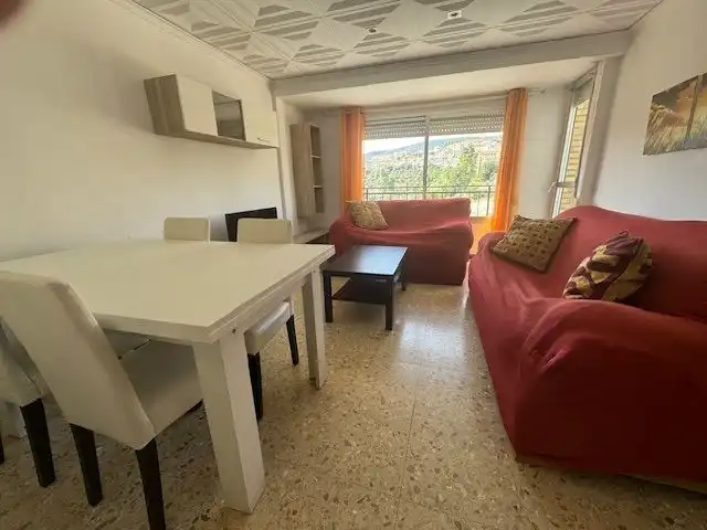 Sala de estar de Piso de alquiler en Alcoy / Alcoi con Calefacción, Terraza y Amueblado