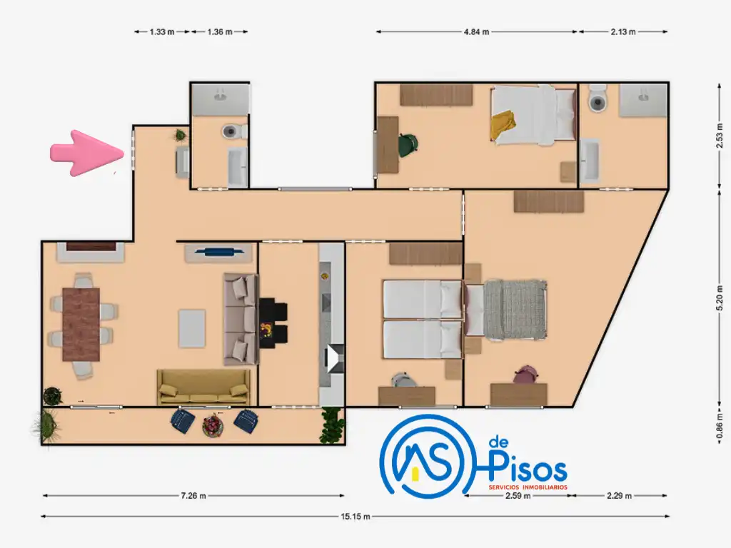 Flat for rent in Calle Allue Salvador Don Miguel, 3, Villanueva de Gállego