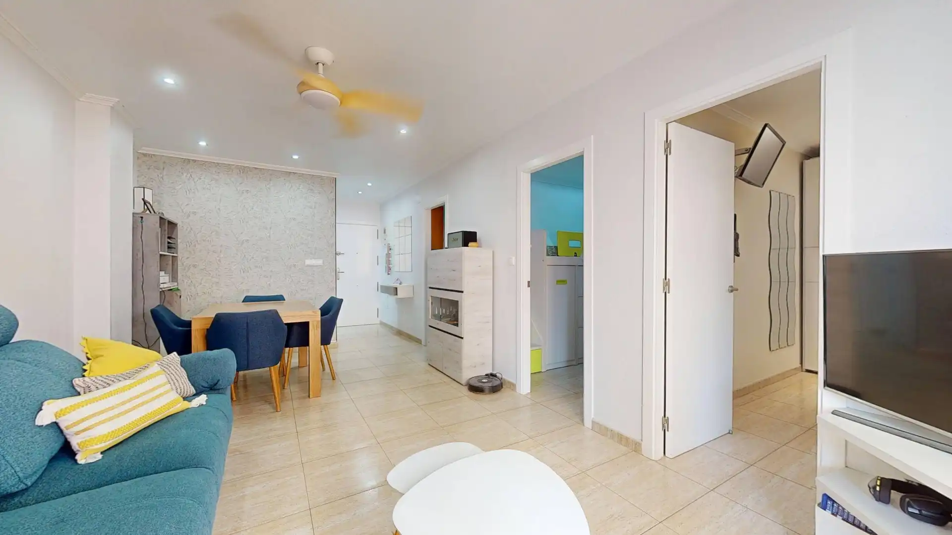 Wohnzimmer von Wohnung zum Verkauf in Elche / Elx mit Klimaanlage, Terrasse und Abstellraum