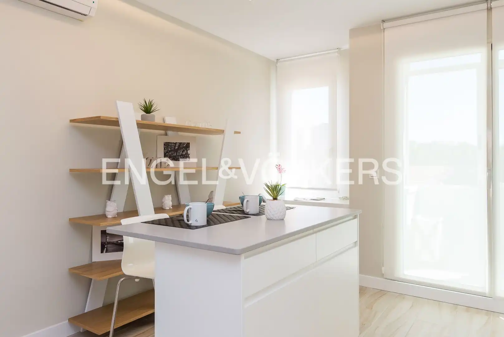 Küche von Wohnung zur Miete in Madrid mit Klimaanlage, Heizung und Möbliert