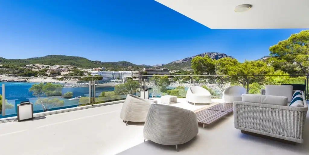 Terrace of Houses for rent in Andratx  with Air Conditioner, Heating and Private garden