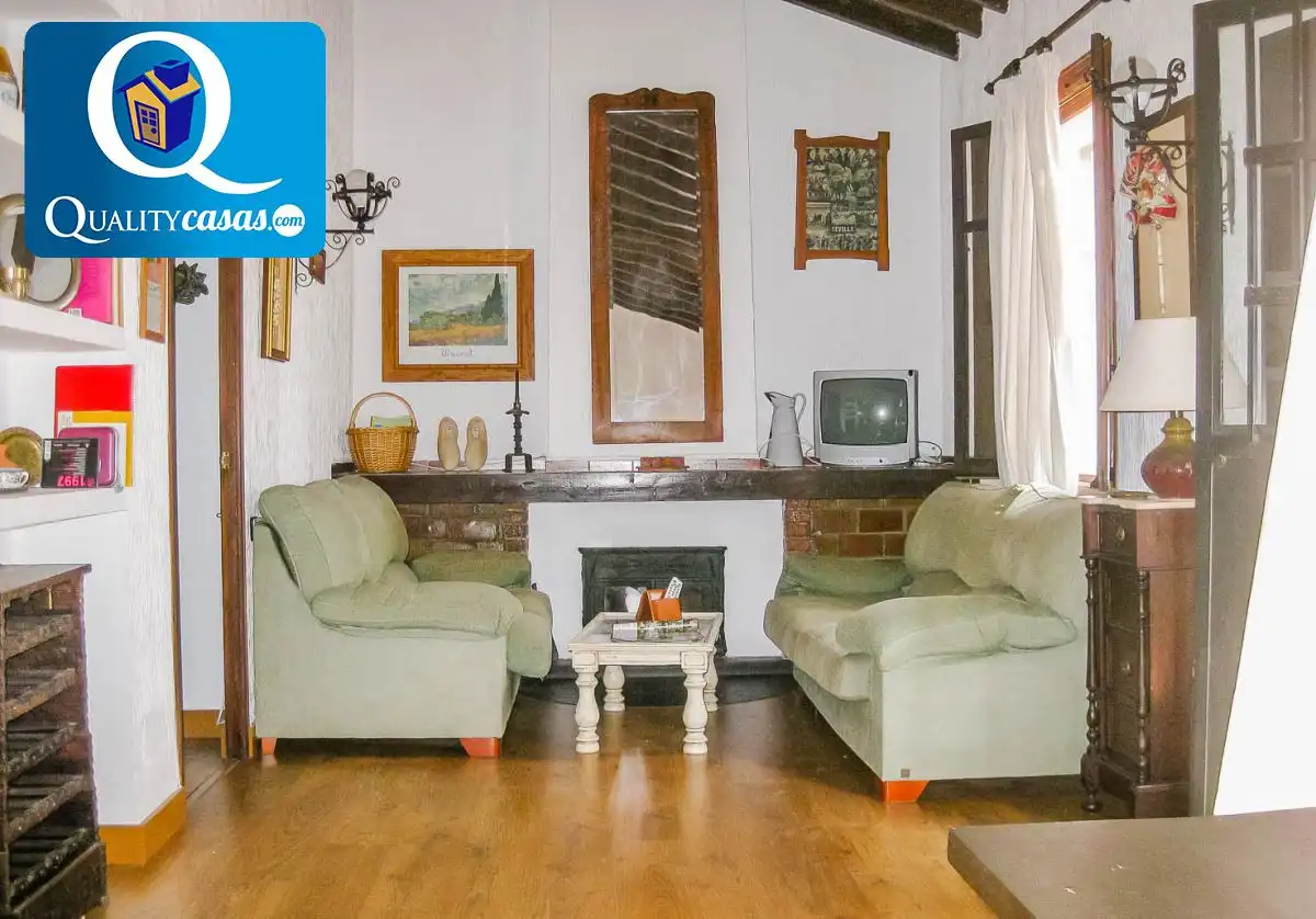 Living room of Houses for sale in Aigües  with Heating, Terrace and Storage room
