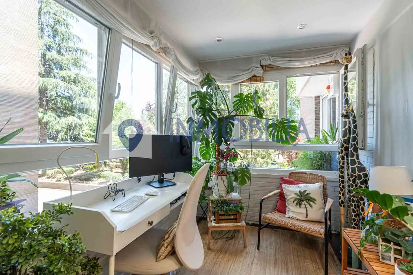 Jardín de Piso en venta en Madrid con Aire acondicionado, Calefacción y Terraza