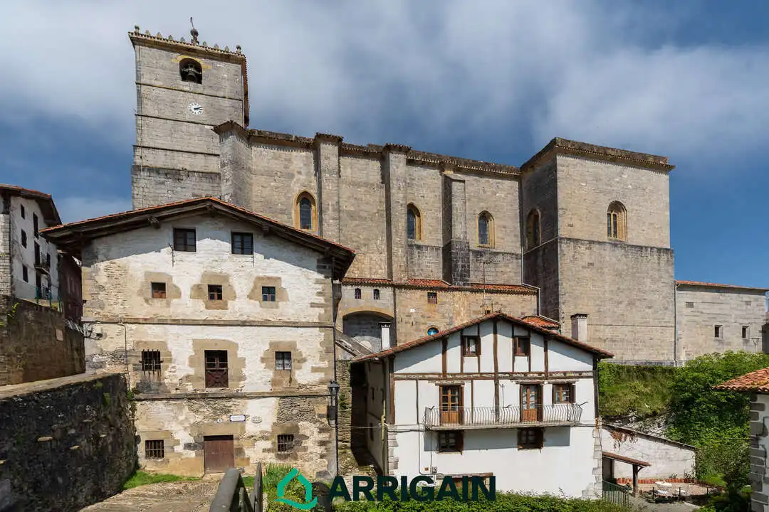 Vista exterior de Casa o xalet en venda en Aia amb Calefacció, Jardí privat i Traster