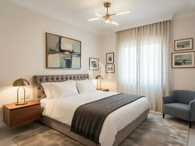 Bedroom of Flat for sale in Caldes d'Estrac  with Air Conditioner, Heating and Private garden