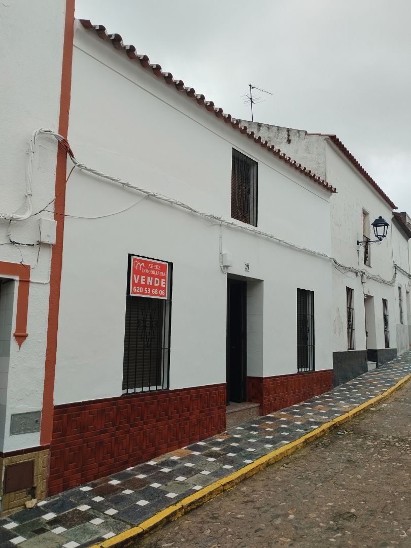Exterior view of House or chalet for sale in Oliva de la Frontera  with Private garden and Storage room