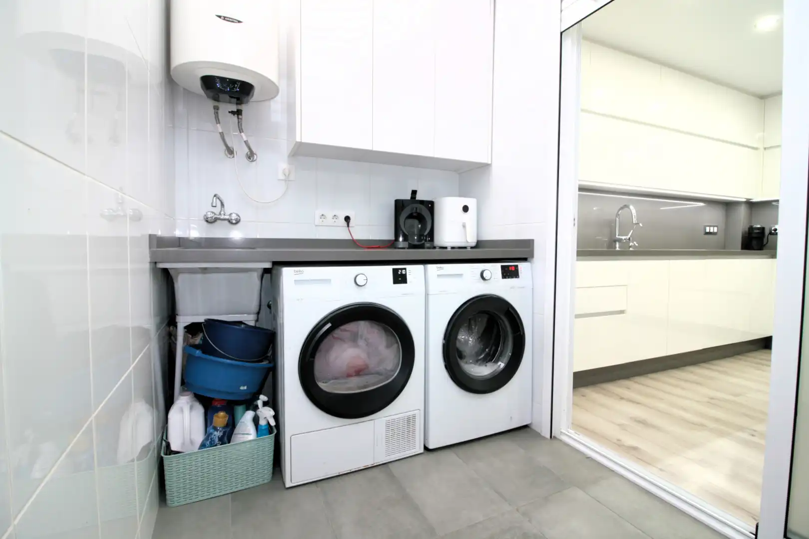 Cocina de Casa adosada en venta en Pilar de la Horadada con Aire acondicionado, Jardín privado y Terraza