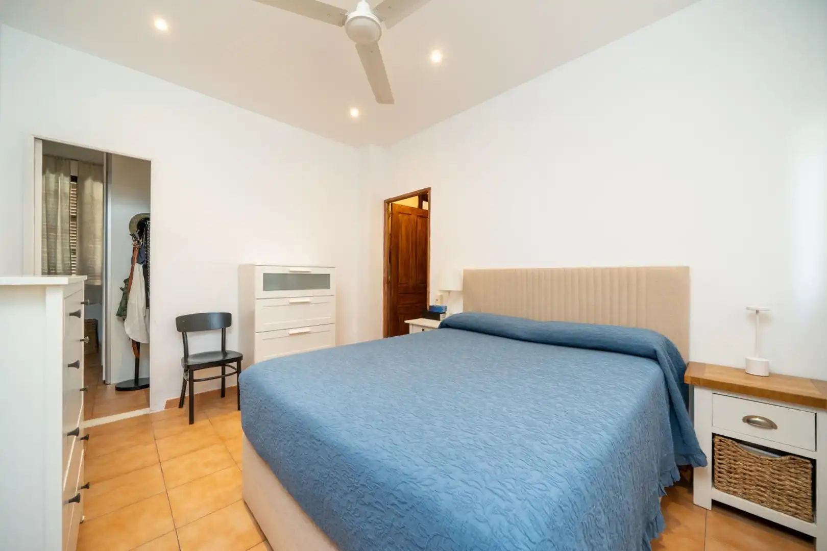 Bedroom of Flat for sale in  Palma de Mallorca  with Air Conditioner, Storage room and Balcony