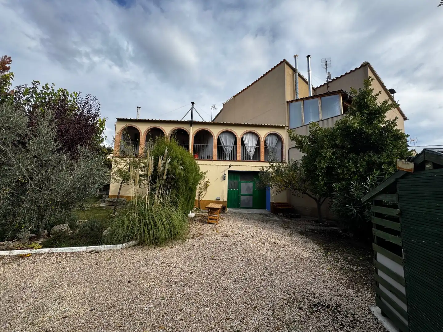 Vista exterior de Casa o chalet en venta en La Cerollera con Aire acondicionado, Jardín privado y Terraza