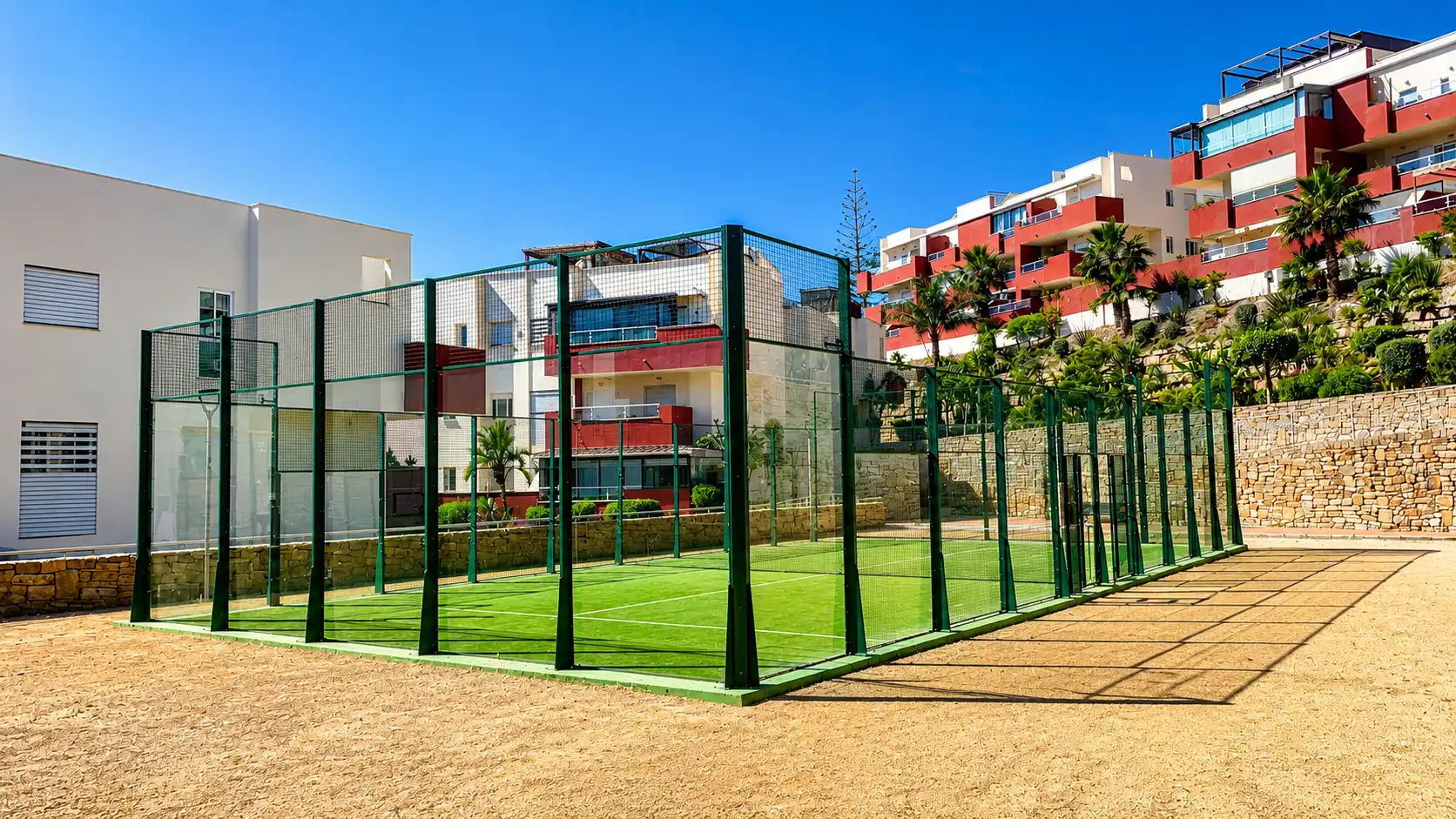 Vista exterior de Apartament de lloguer en Benalmádena amb Aire condicionat, Calefacció i Jardí privat