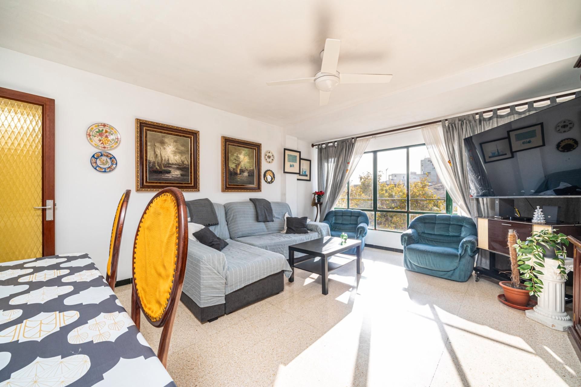 Sala de estar de Piso en venta en  Palma de Mallorca