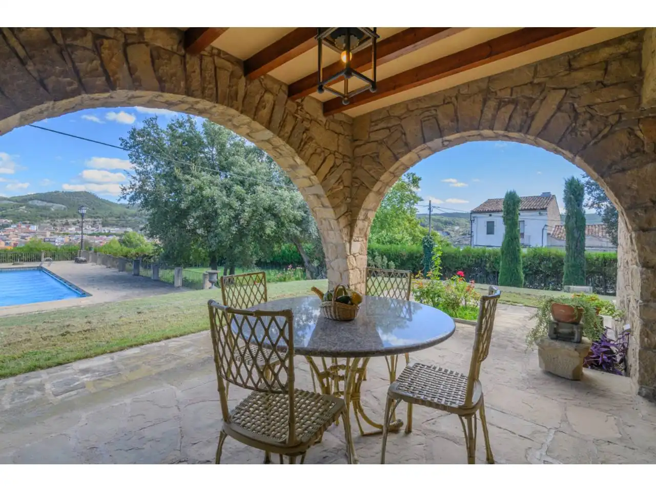 Terrasse von Haus oder Chalet zum Verkauf in Sant Vicenç de Castellet mit Klimaanlage, Heizung und Privatgarten