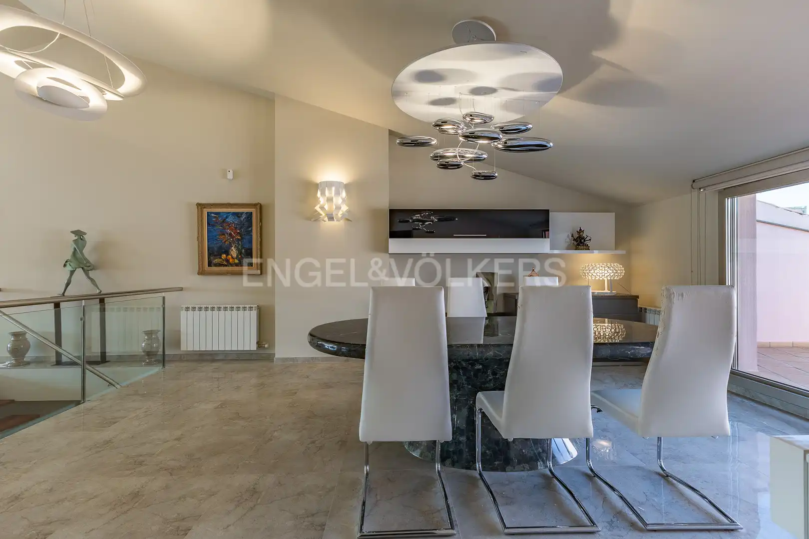 Dining room of Duplexes for rent in Mataró  with Air Conditioner, Heating and Parquet flooring