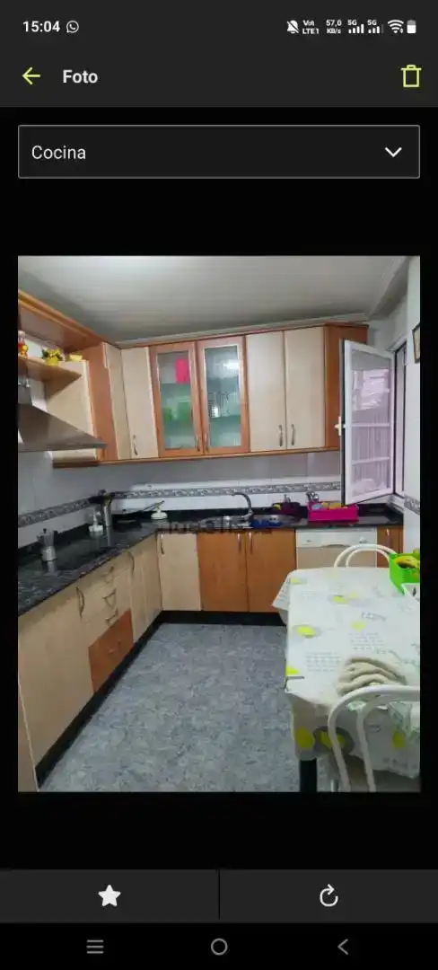 Cuina de Pis en venda en Ponferrada amb Parquet, Moblat i Forn