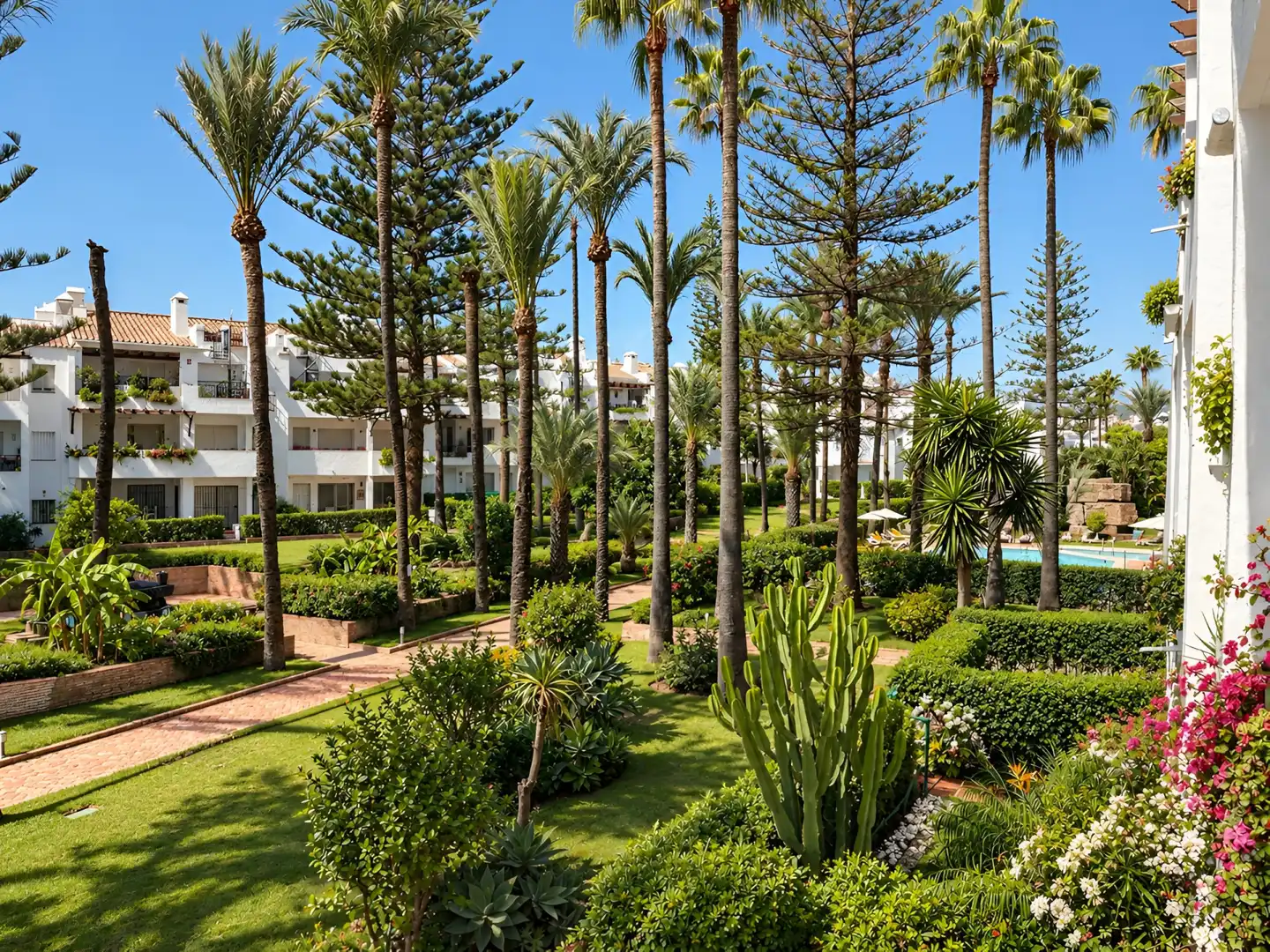 Garden of Apartments for sale in San Pedro de Alcántara