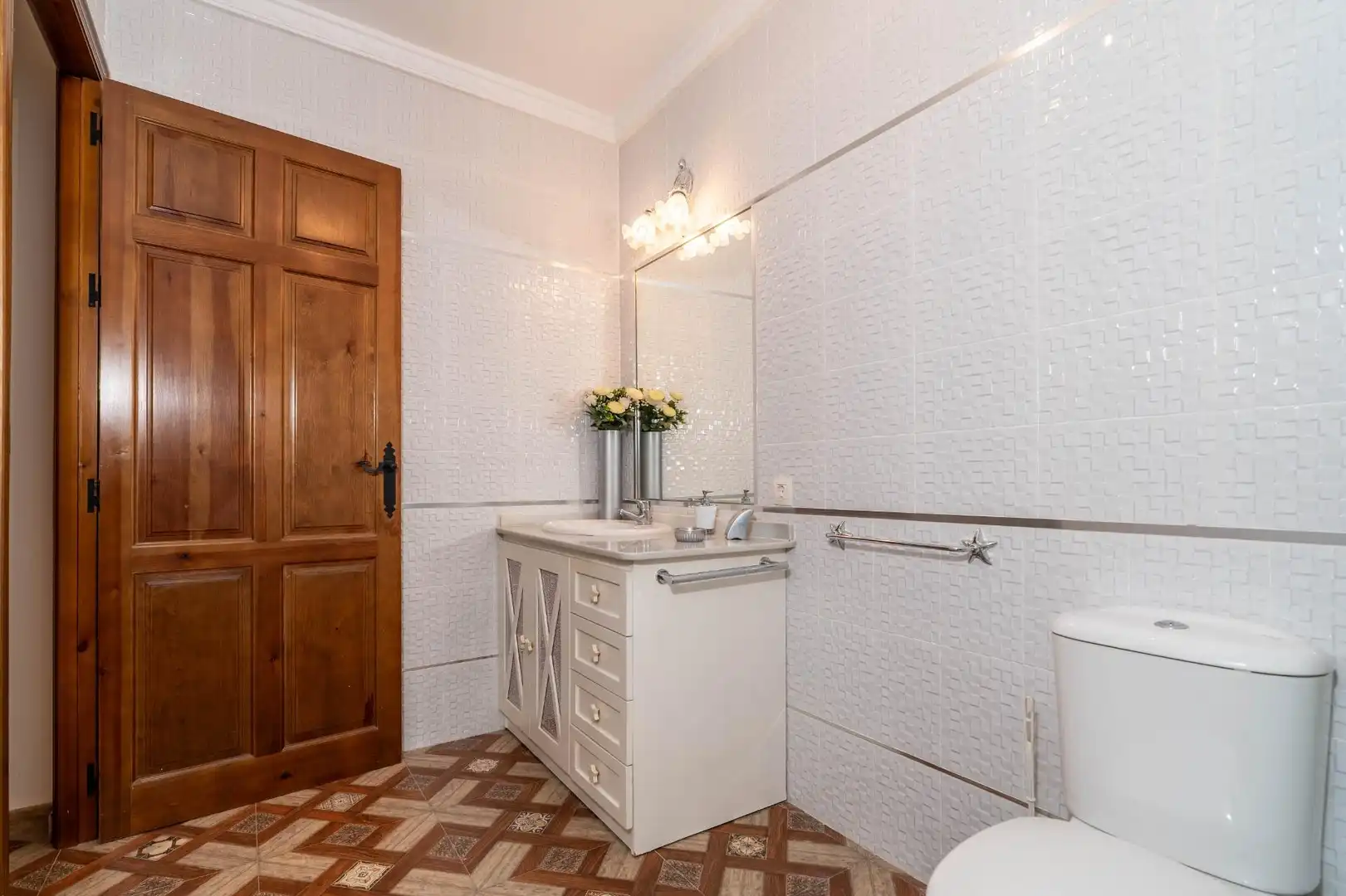 Baño de Casa o chalet en venta en El Garrobo con Aire acondicionado, Calefacción y Jardín privado