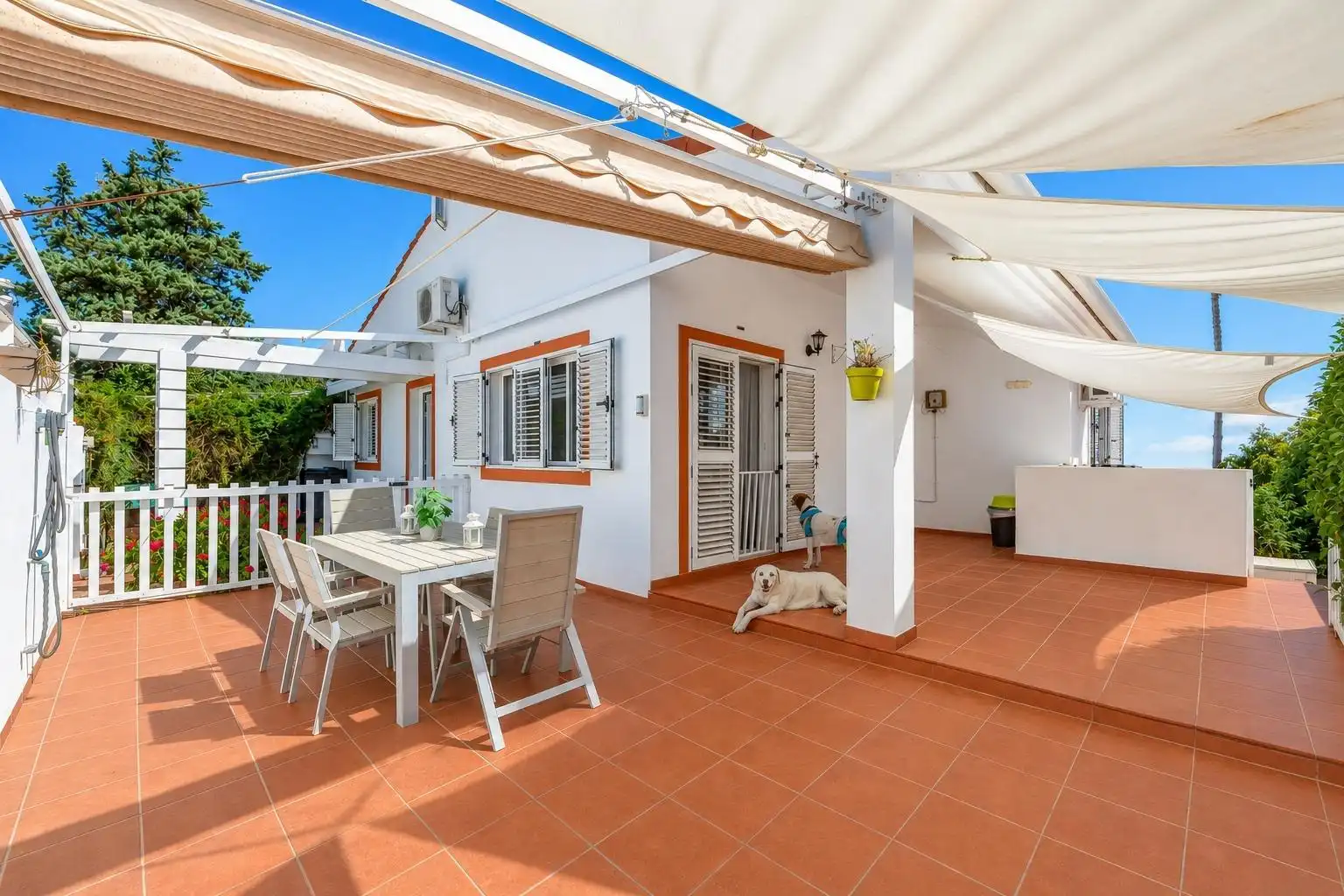 Terrasse von Haus oder Chalet zum Verkauf in Valsequillo de Gran Canaria mit Klimaanlage, Heizung und Privatgarten